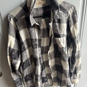 Hollister Monochrome Checkered Shirt